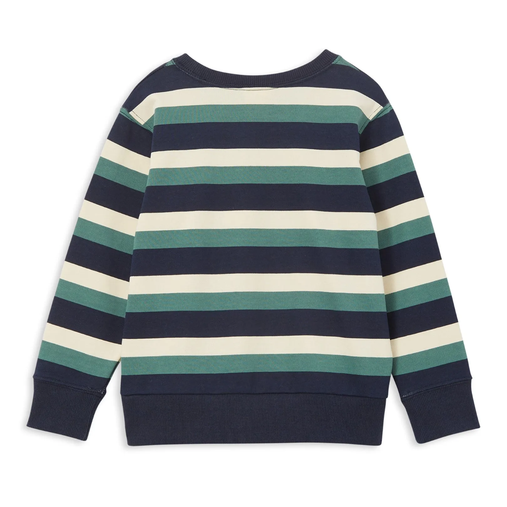Milky Fleece Sweat - Block Stripe