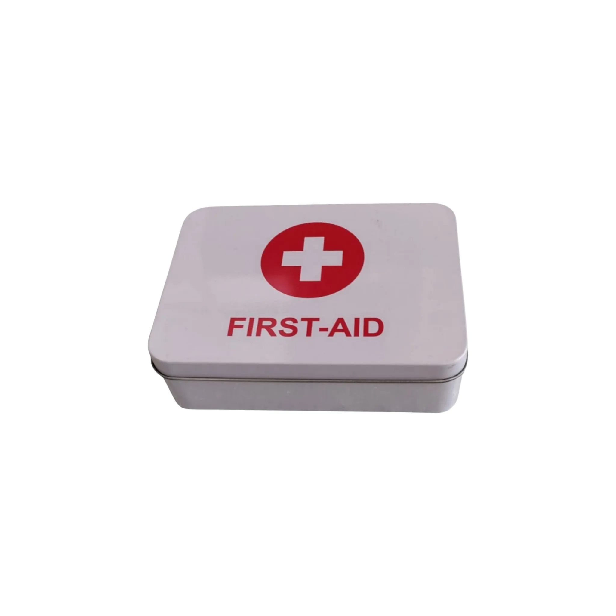 Mini First Aid Steel Tin Box 9.5x13.5cm