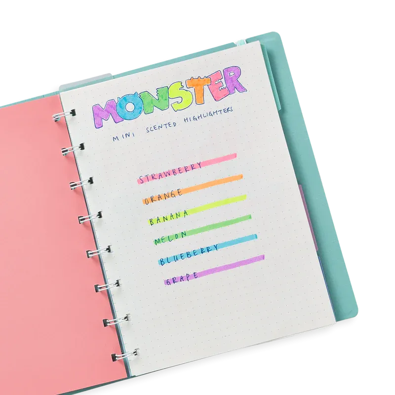 Mini Monster Scented Highlighters
