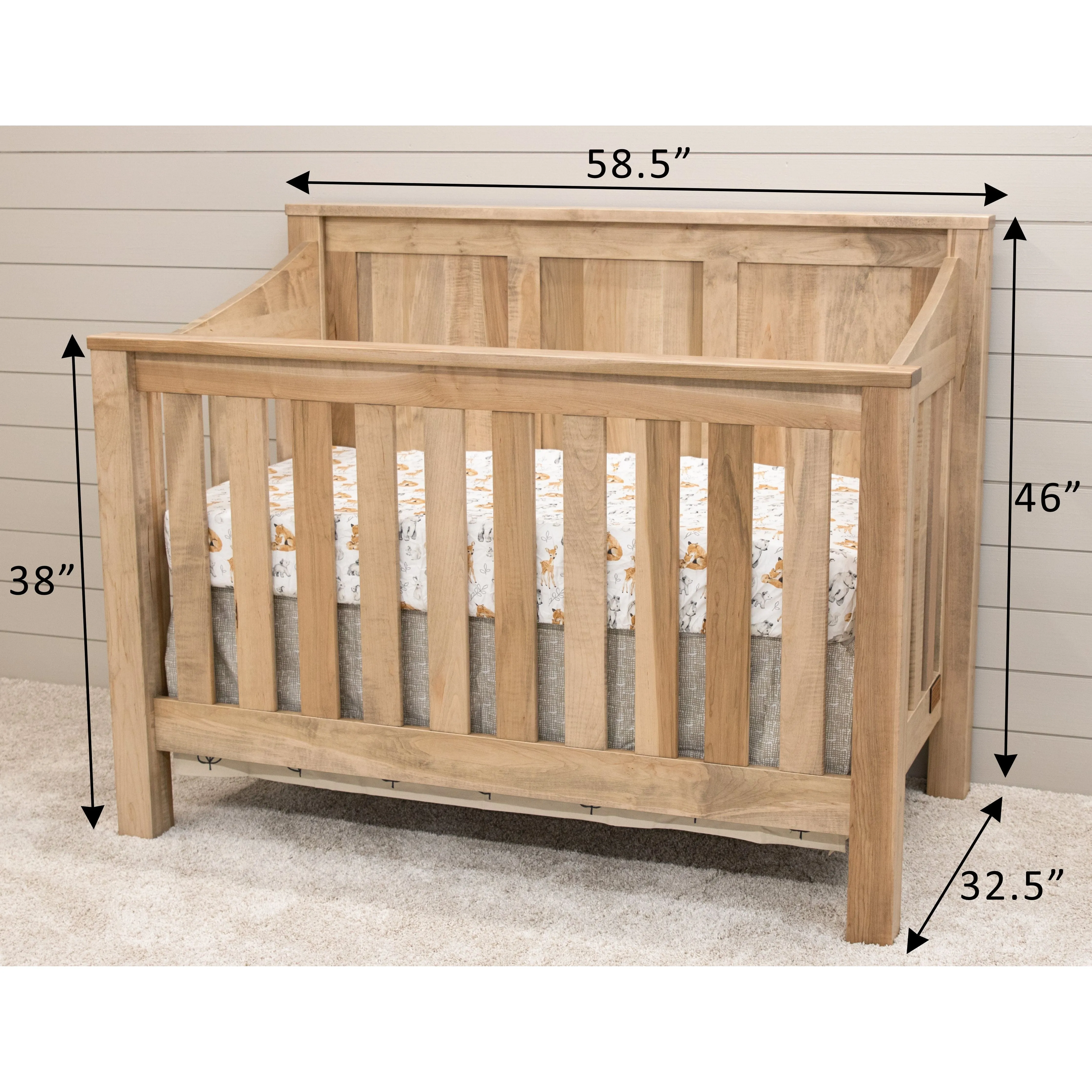 Mission Panel Convertible Crib