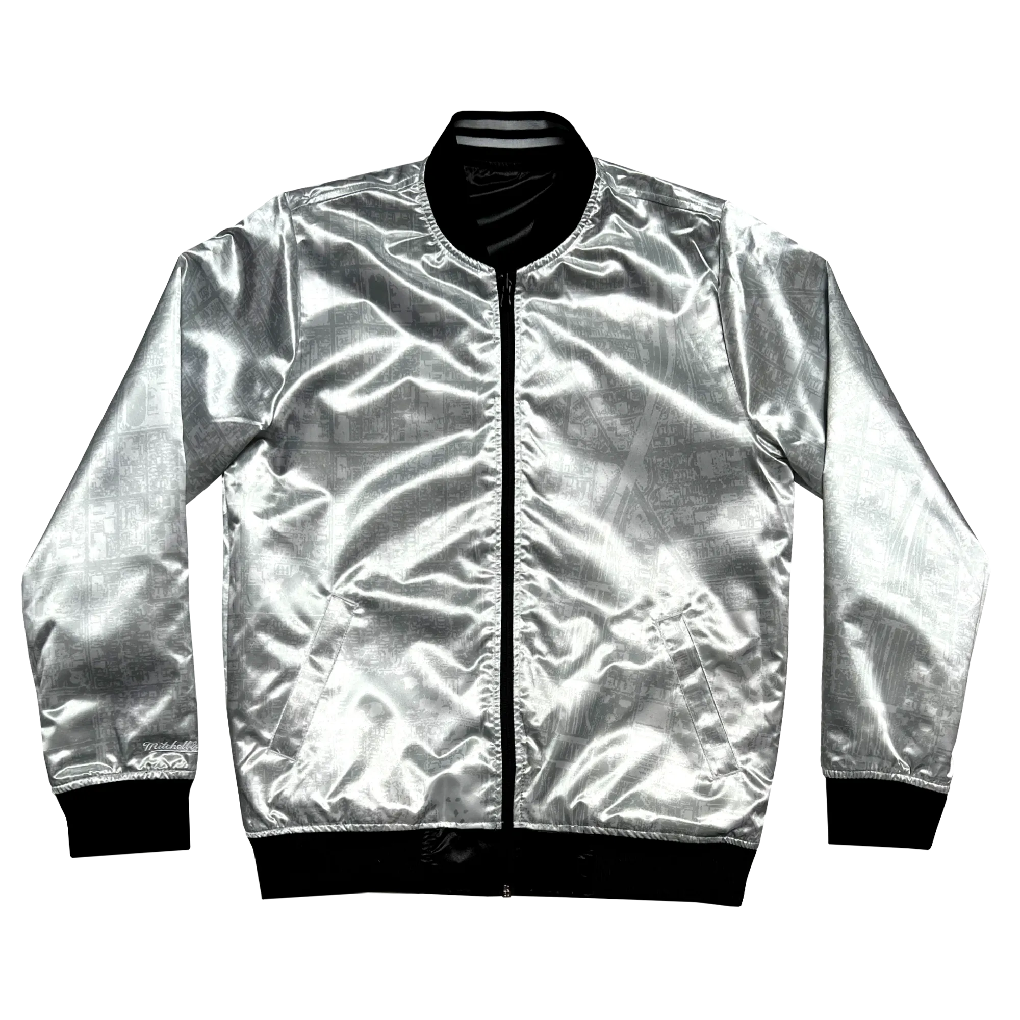 Mitchell & Ness x Oaklandish Reversible Satin Jacket