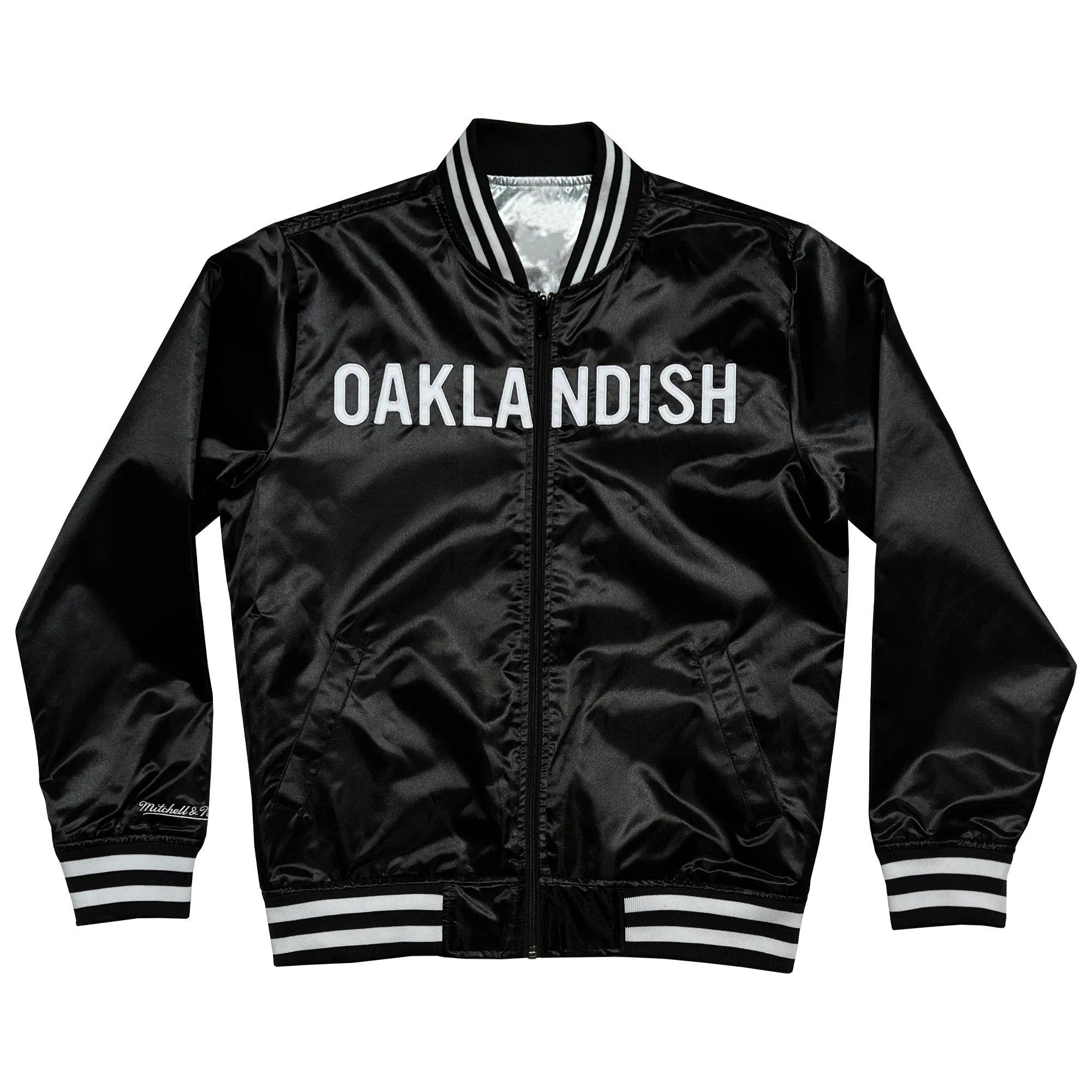Mitchell & Ness x Oaklandish Reversible Satin Jacket