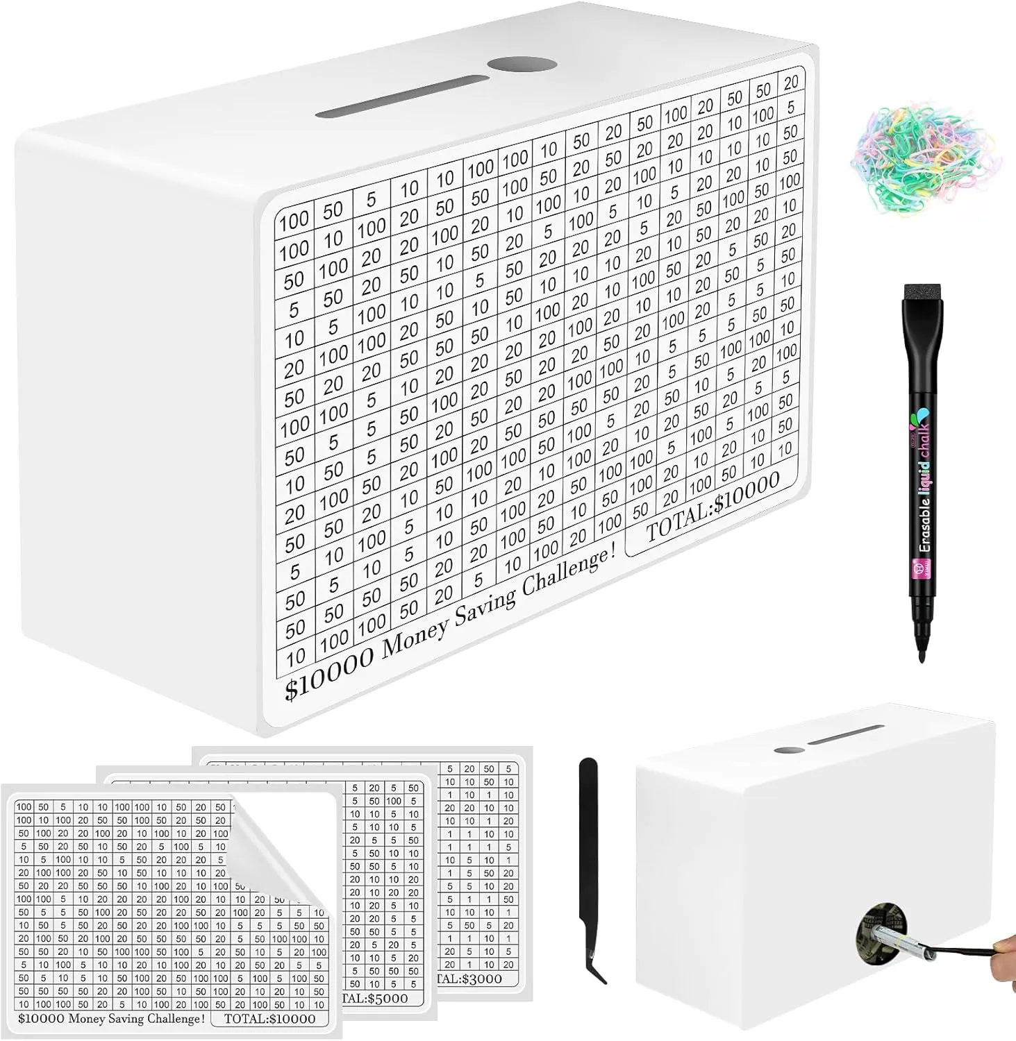 Money Box with Counting Target