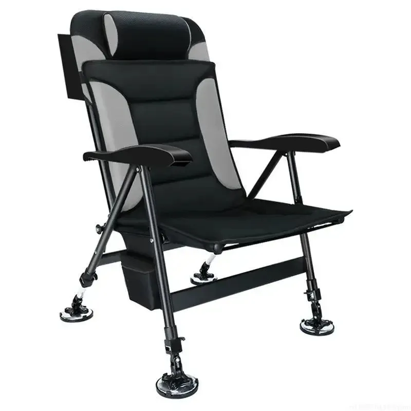 New European Fishing Chair 낚시의자 Folding Portable Wild Fishing Chair Multifunctional Fishing Stools Seat стул для рыбалки