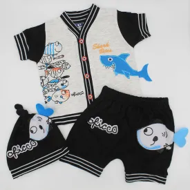 Newborn Baby Chicco Shark Bites Dress for 0-3 months