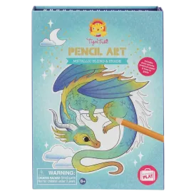 Pencil Art- Metallic Blend & Shade Kids Activity Set