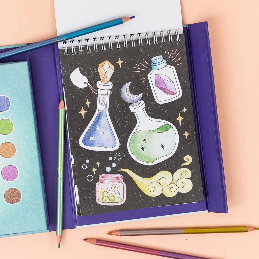 Pencil Art- Metallic Blend & Shade Kids Activity Set