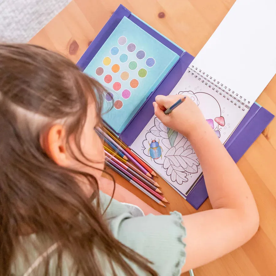 Pencil Art- Metallic Blend & Shade Kids Activity Set