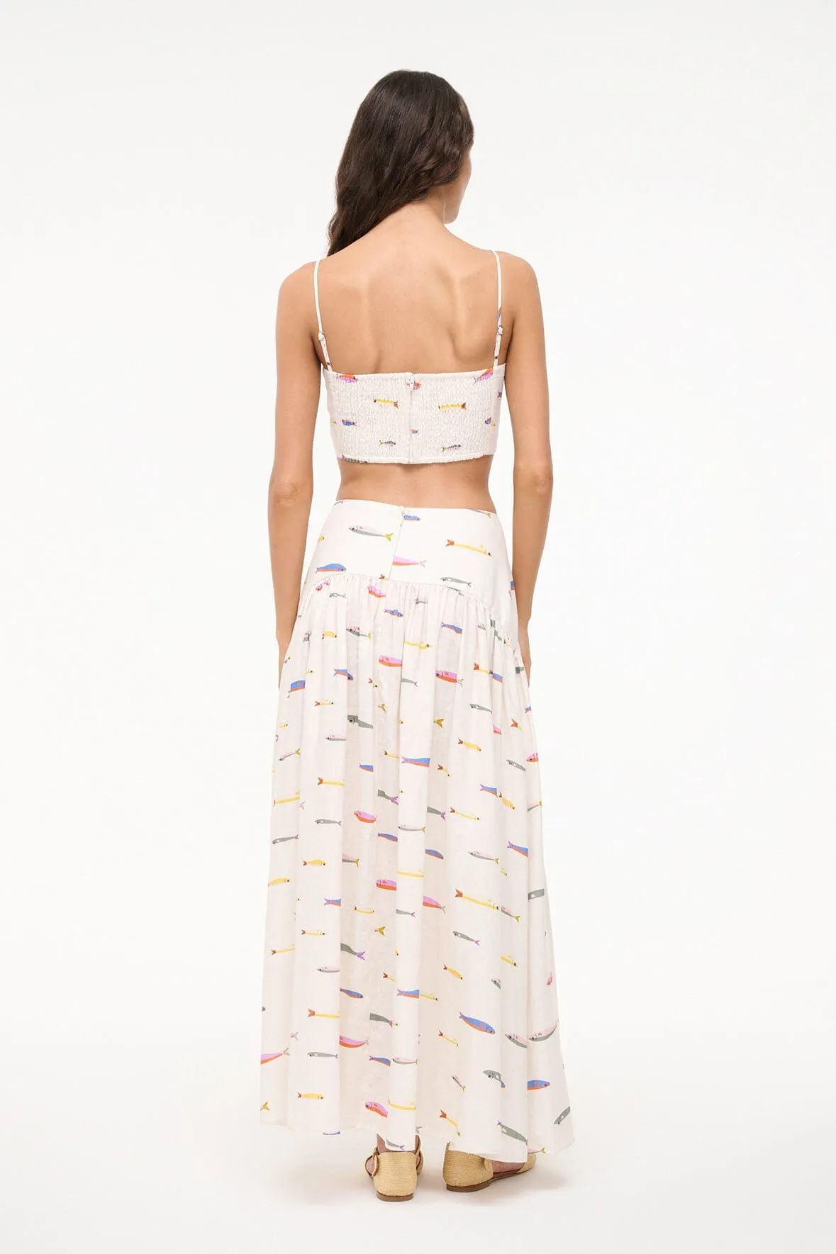 PROCIDA LINEN SKIRT | POP SARDINES IVORY