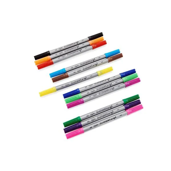 ProScribe Double-Sided Thick/Thin Markers – Pack of 12