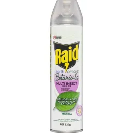 Raid Earth Options Botanicals Multi Insect Spray Pest Control 320g 657018