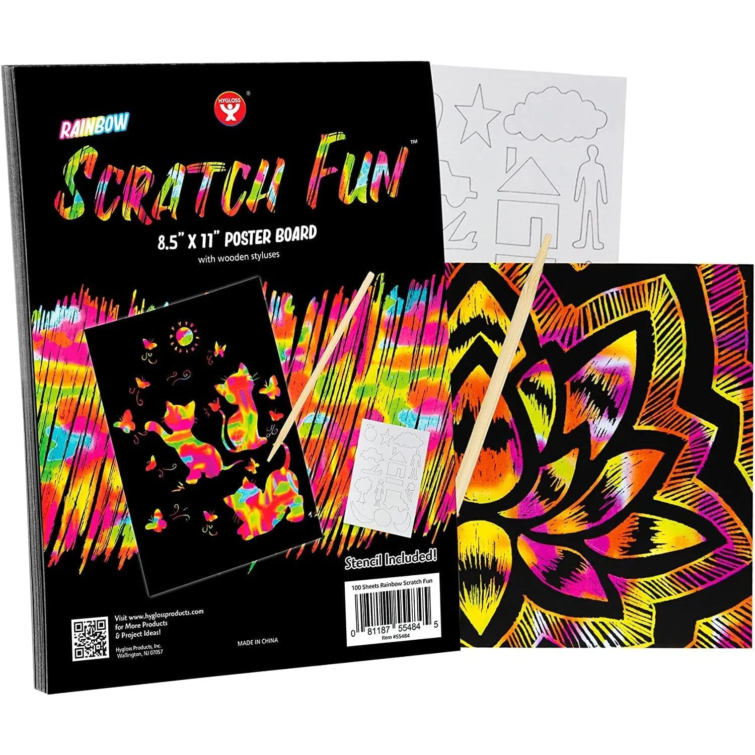 Rainbow Scratch Paper