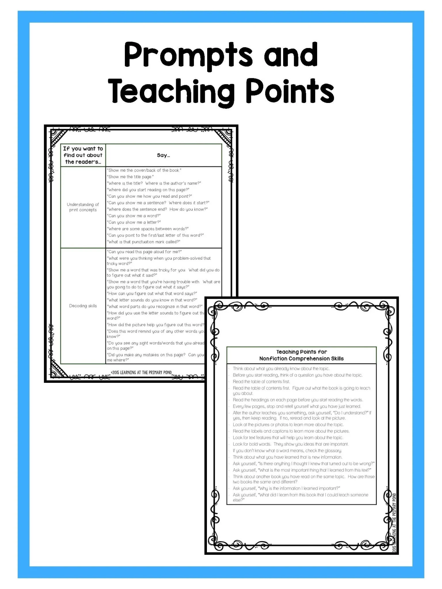 Reading Workshop Toolkit for Kindergarten and First Grade