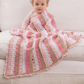 Red Heart Be My Crochet Baby Blanket