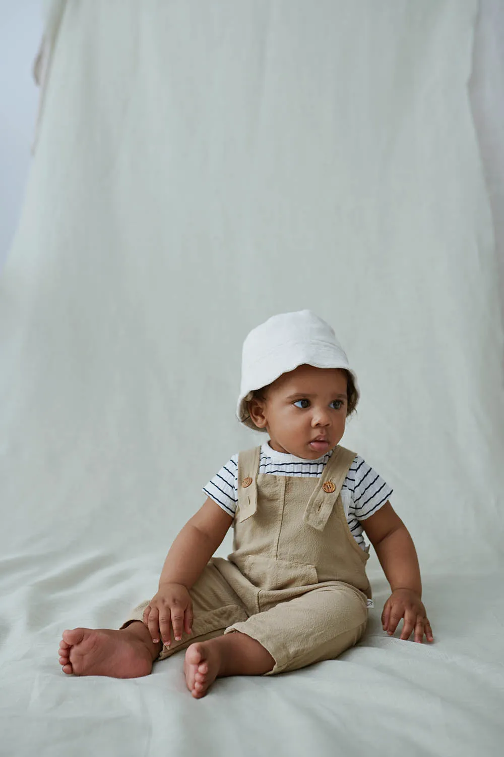 RUSTIC COTTON BABY OVERALLS