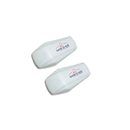 Safe-O-Kid- Drawer Door Guard/Lock- White (Pack of 2)