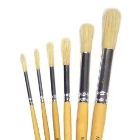Short Round Art Brushes