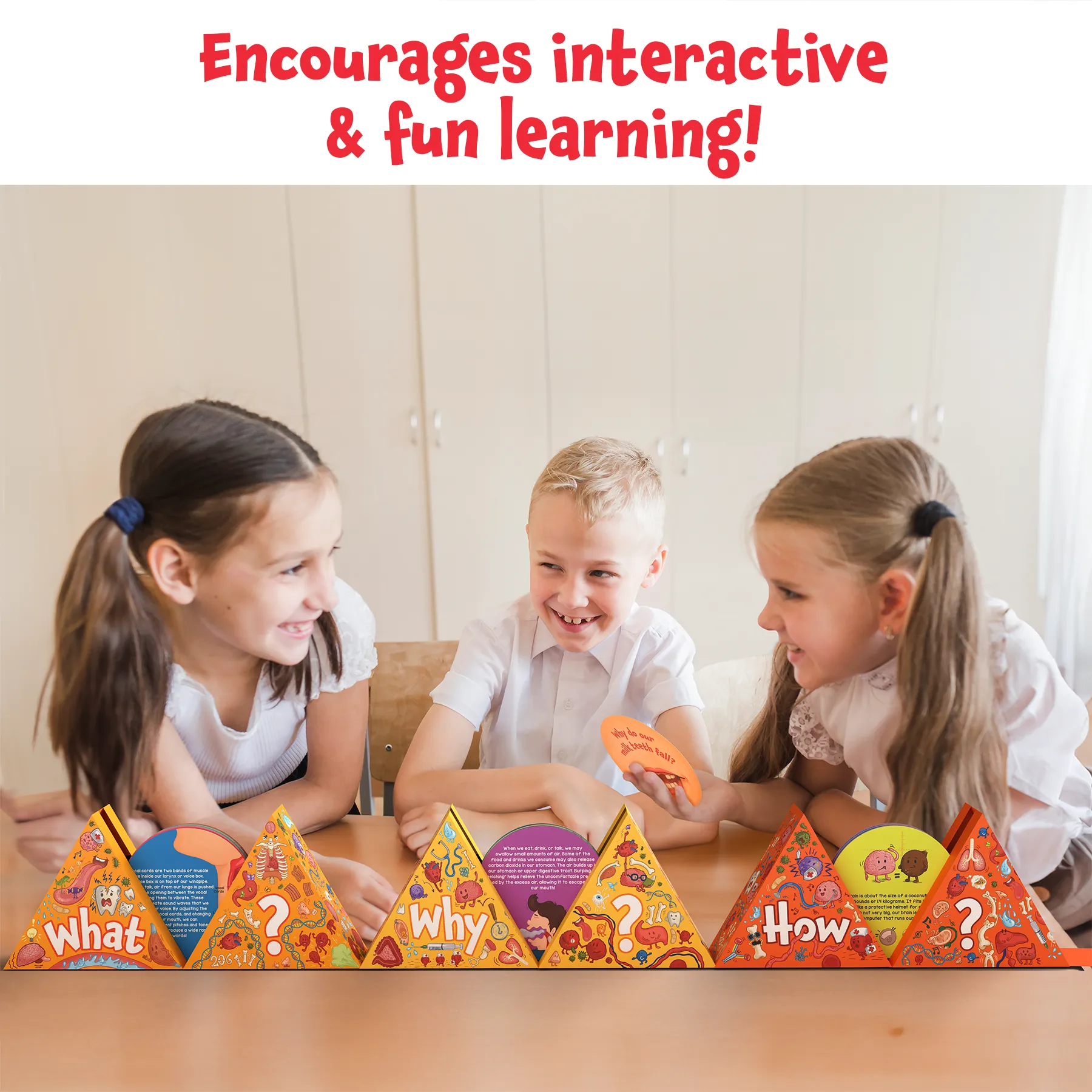 Skillmatics Science Snippets Kit - The Human Body, STEM Learning Resource & Educational Toys for Boys & Girls, 70  Double-Sided Interactive Cards, Gifts for Ages 7, 8, 9 & Up