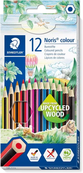Staedtler Noris Club Colouring Pencils – Assorted Pack of 12