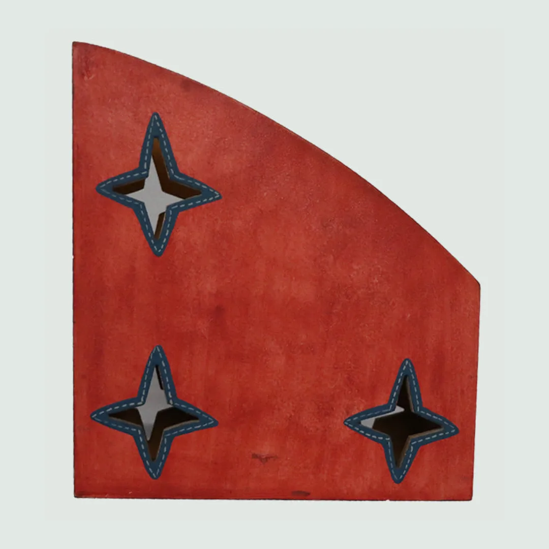 Starry Red Magazine Holder/Rack  | Home Decor