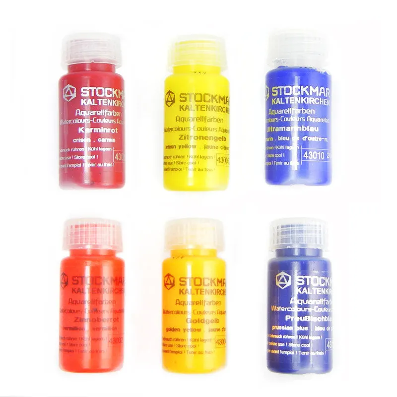 Stockmar Aquarelle Watercolours 6x20 ml Basic Assortment