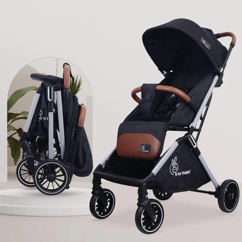 Street Smart Auto Fold Stroller for Kids, Safety Certified, Travel Friendly, Breathable Mesh, 360-degree rotation, 0-3 Yrs