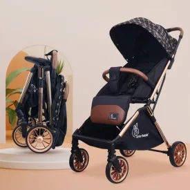 Street Smart Auto Fold Stroller for Kids, Safety Certified, Travel Friendly, Breathable Mesh, 360-degree rotation, 0-3 Yrs