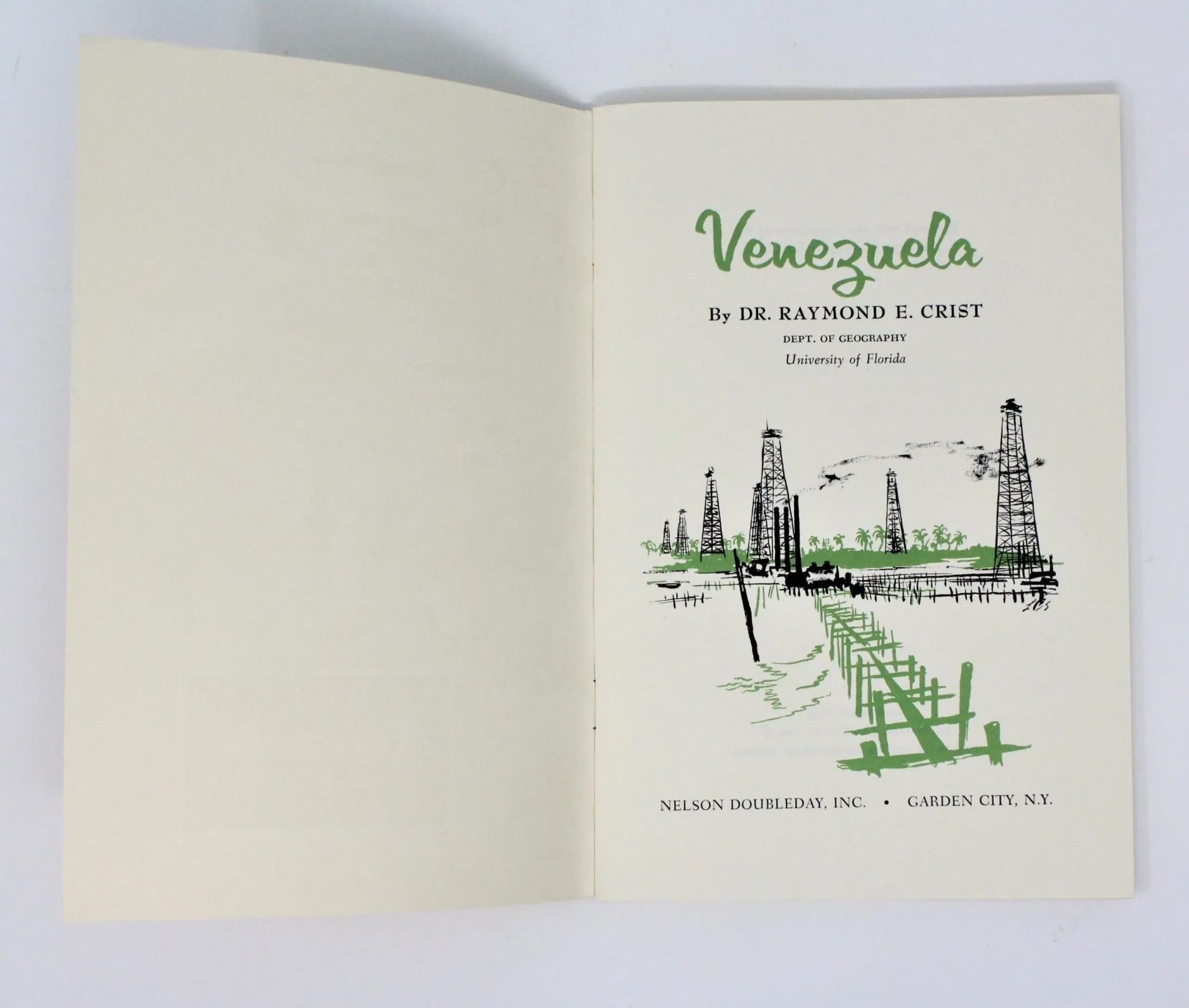 Travel Book, Geographical Society Around the World, Venezuela, 1959