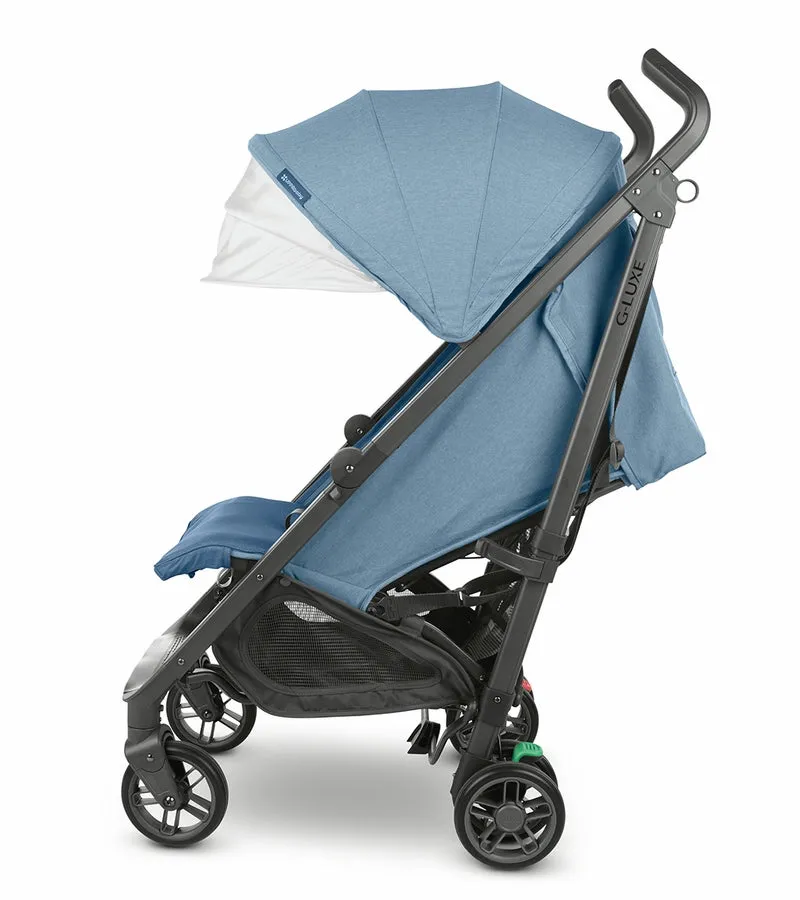 UPPAbaby G-Luxe Stroller - Charlotte (Coastal Blue Melange / Carbon)