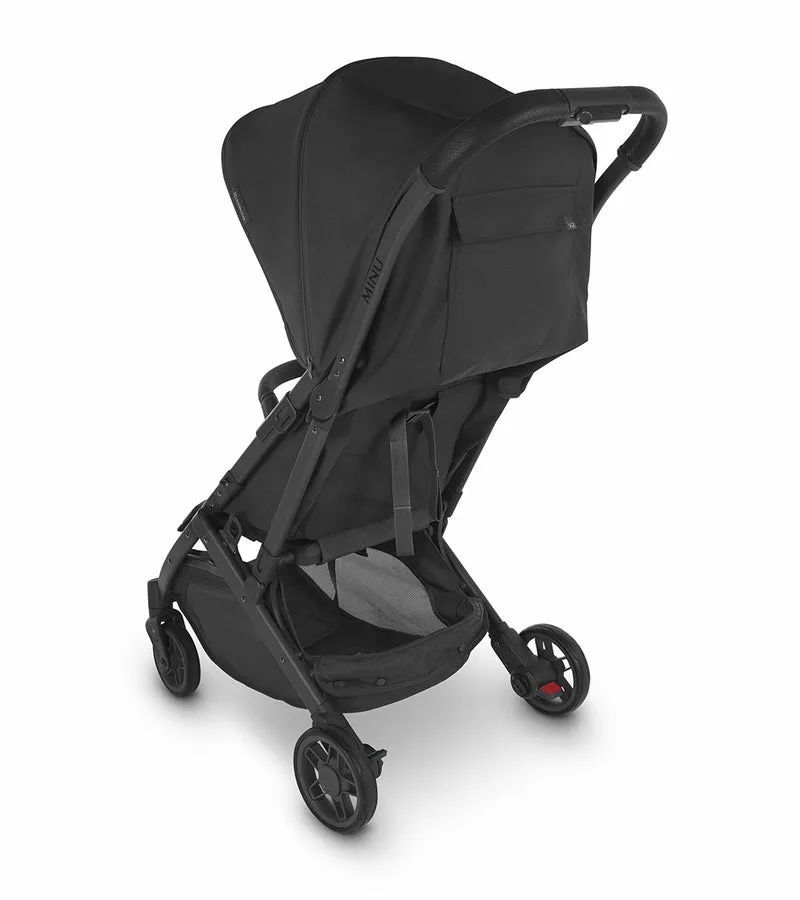UPPAbaby Minu V2 Compact Stroller - Jake (Charcoal / Carbon / Black Leather)