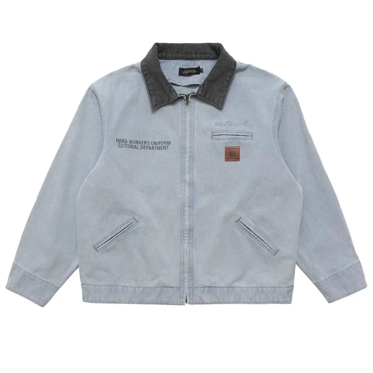 Vintage Washed Workwear Cargo Cargo Jacket