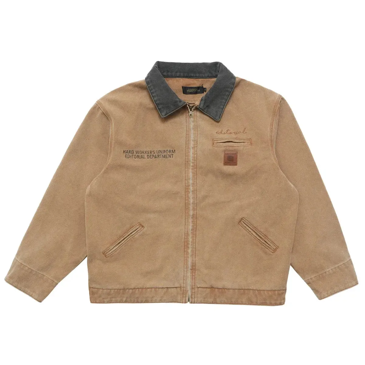 Vintage Washed Workwear Cargo Cargo Jacket